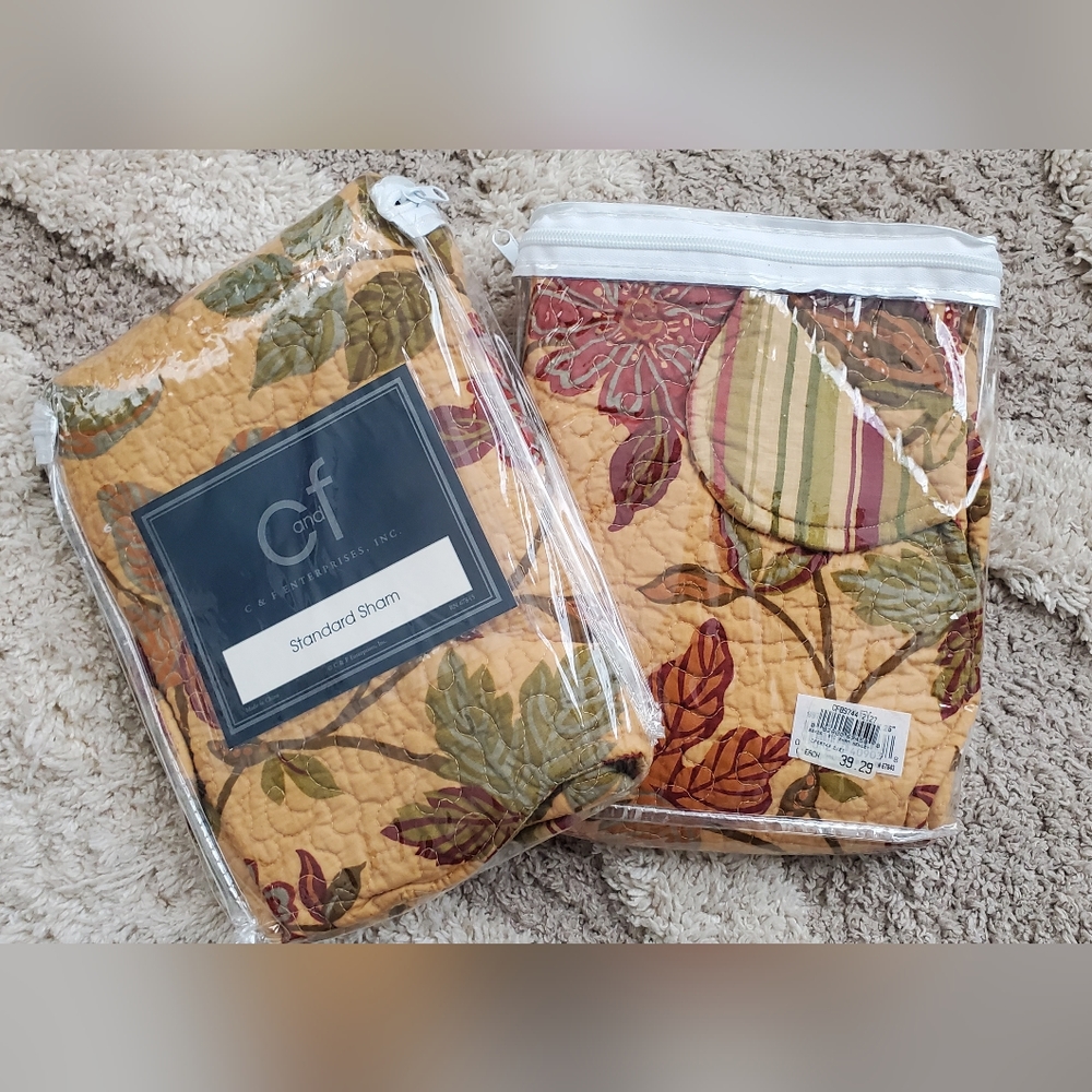 C and F Home Standard Pillow Shams- Pair
